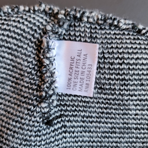 Red Spider Logo Black & Gray Beanie. Size- OSFM - Picture 5 of 5